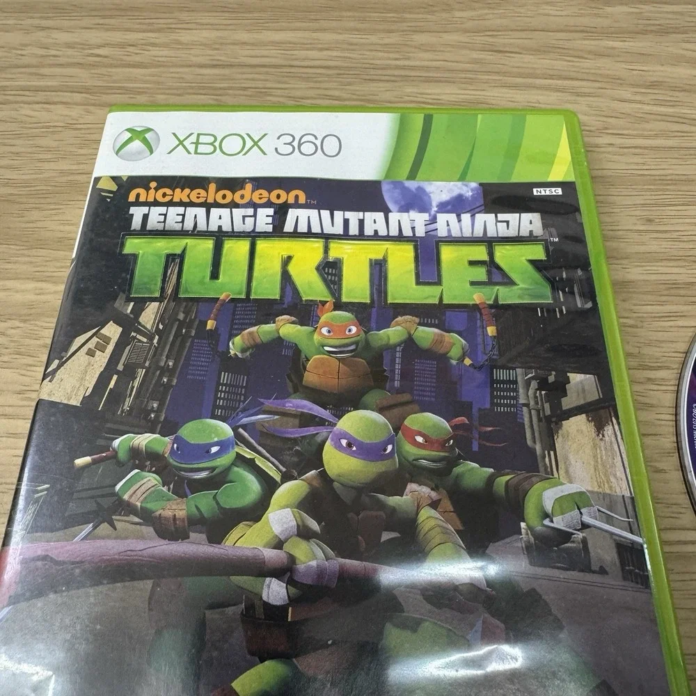 Teenage Mutant Ninja Turtles‎ Xbox 360 Missing Manual Tested Working Nickelodeon